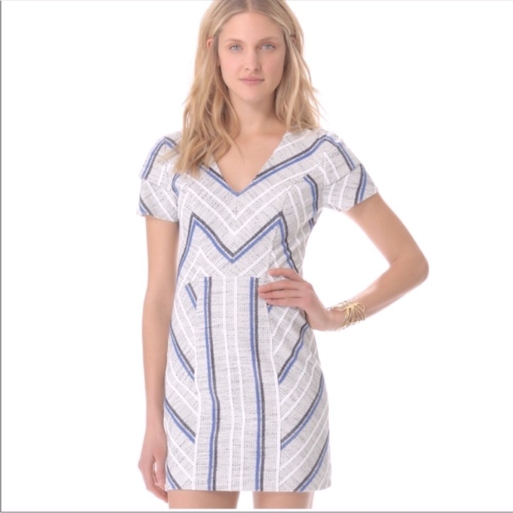 REBECCA MINKOFF • STRIPED PATTERN DRESS